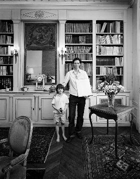 Tilda Swinton & Son Xavier Byrne 